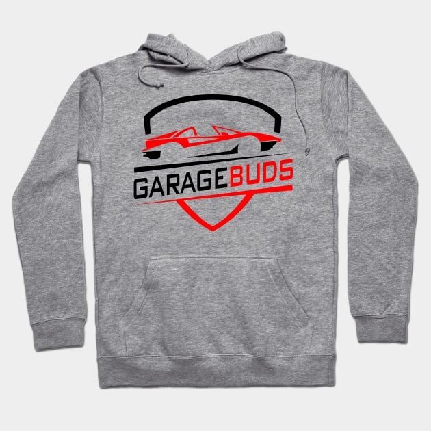 Garage Buds dark logo Hoodie by Garage Buds